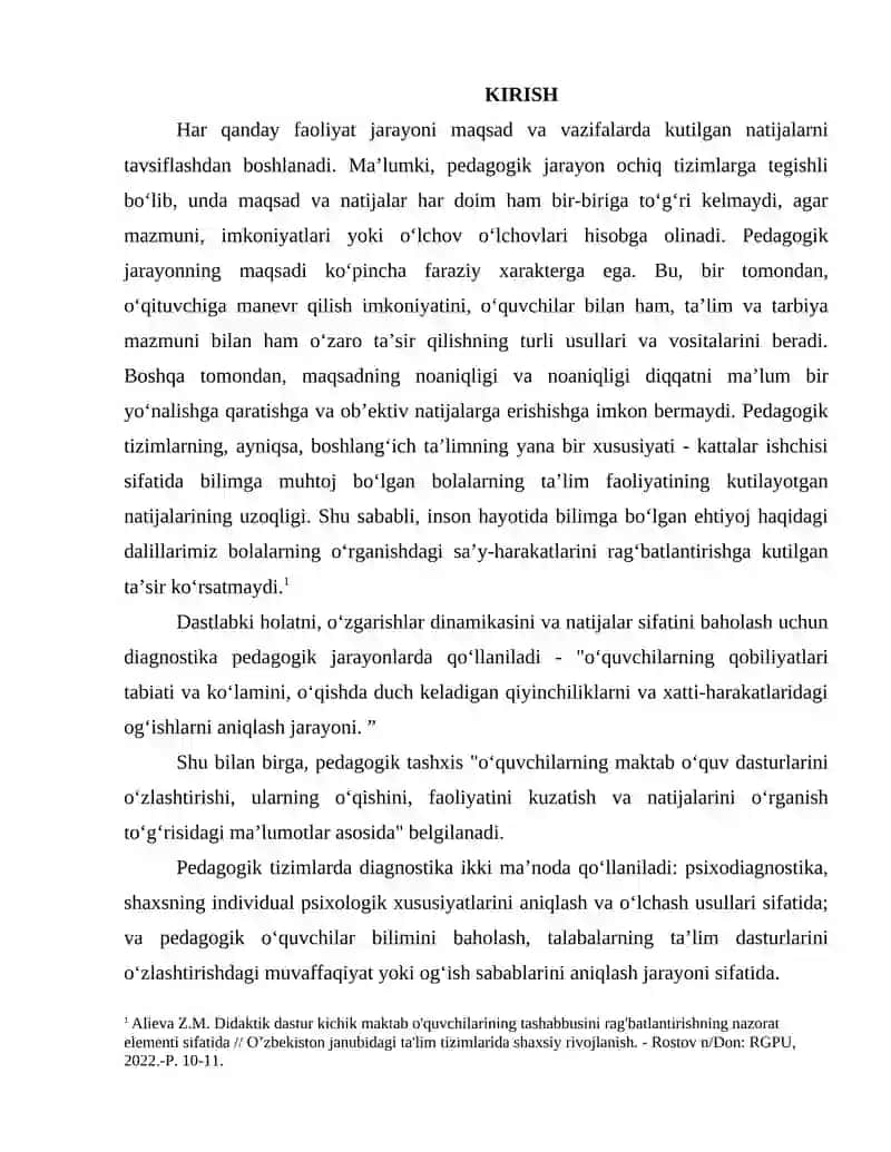 ONA TILIDAN OʻQUVCHILAR BILIMINI BAHOLASH MAZMUNI VA MEZONLARI 2