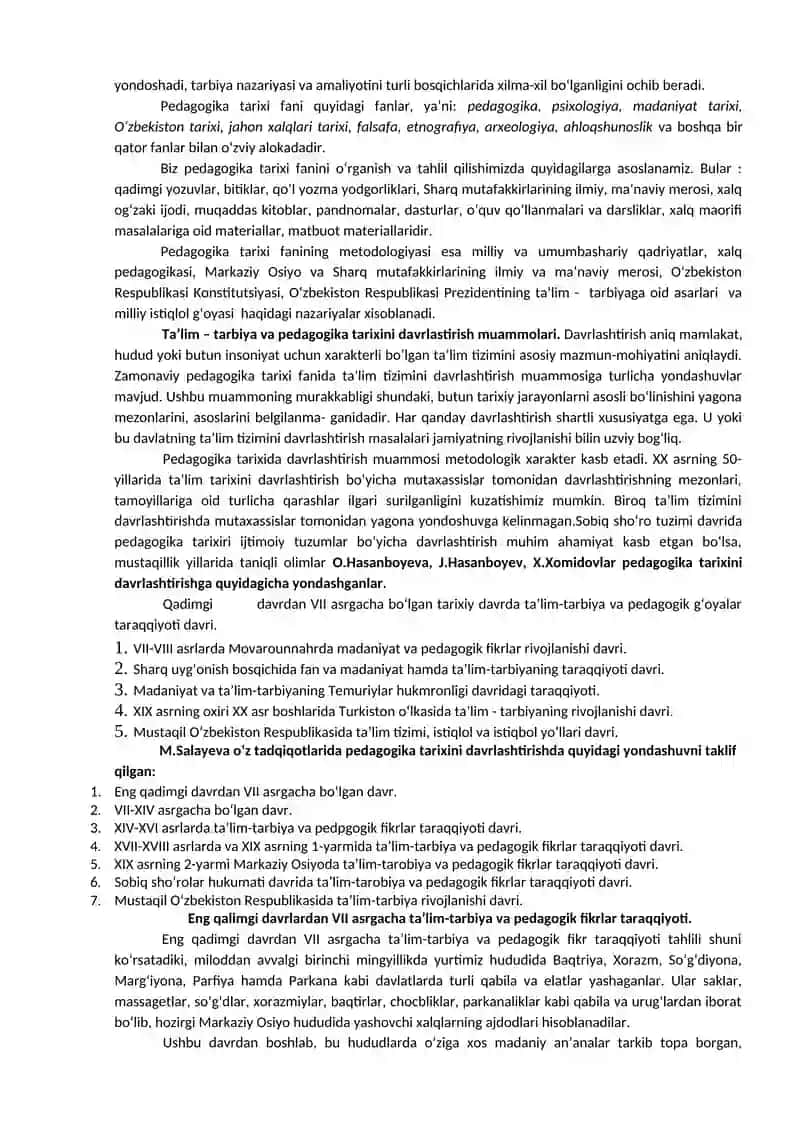 Pedagogika tarixi 2