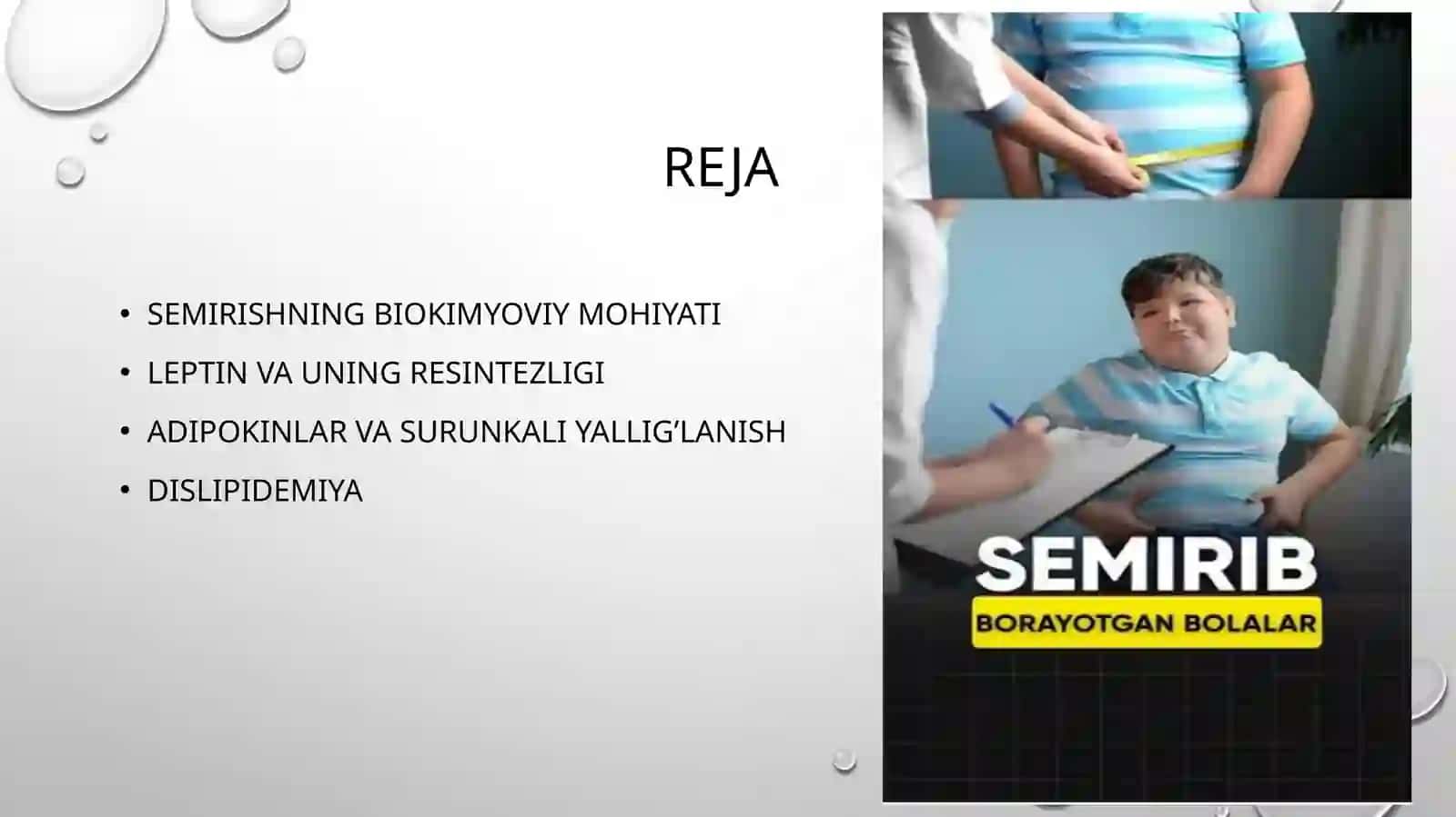 Bolalarda semirish 2