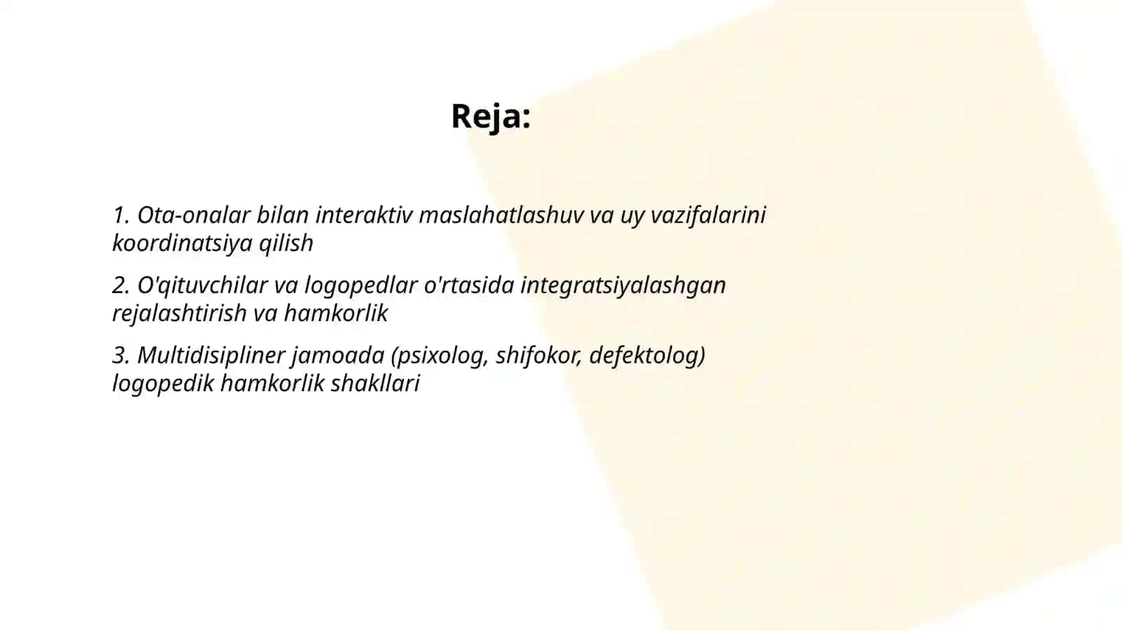 Logoped faoliyatida interaktiv hamkorlik shakllari 2