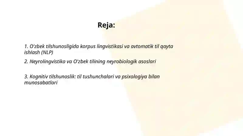 O'zbek tilshunoslikda yangi yónalishlar 2