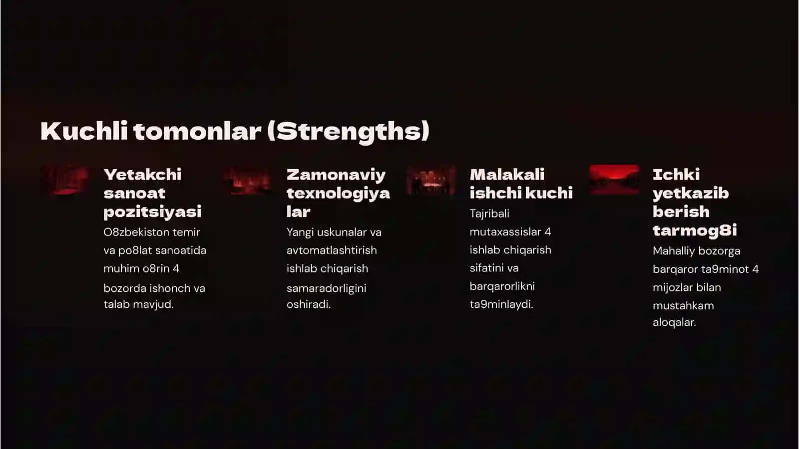 OZMETKOMBINATNI NG SWOT TAHLILI 2