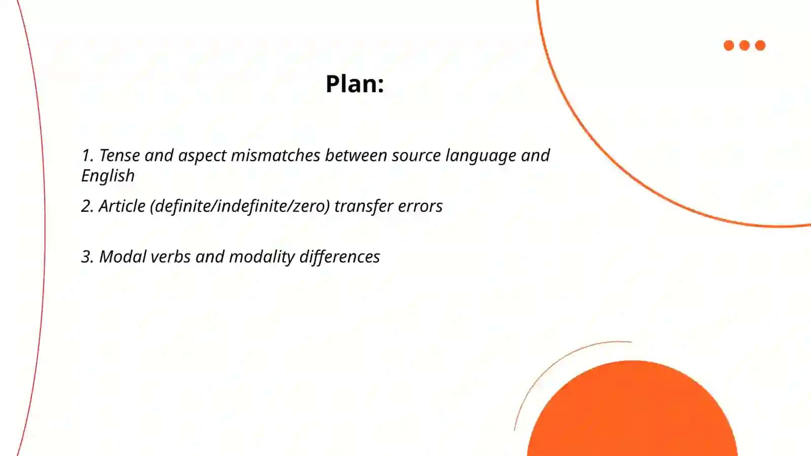 Grammar problems of translation 2