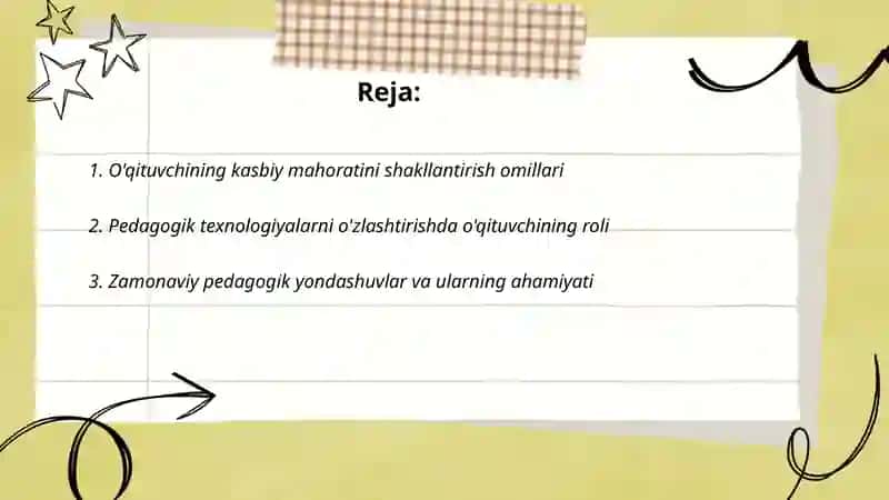 Pedagogik fikr taraqqiyotida oqituvchining kasbiy mahorati hamda burch va masuliyatlari 2