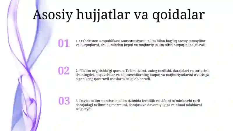 Òquv Jarayonining Meyoriy Hujjatlari 2
