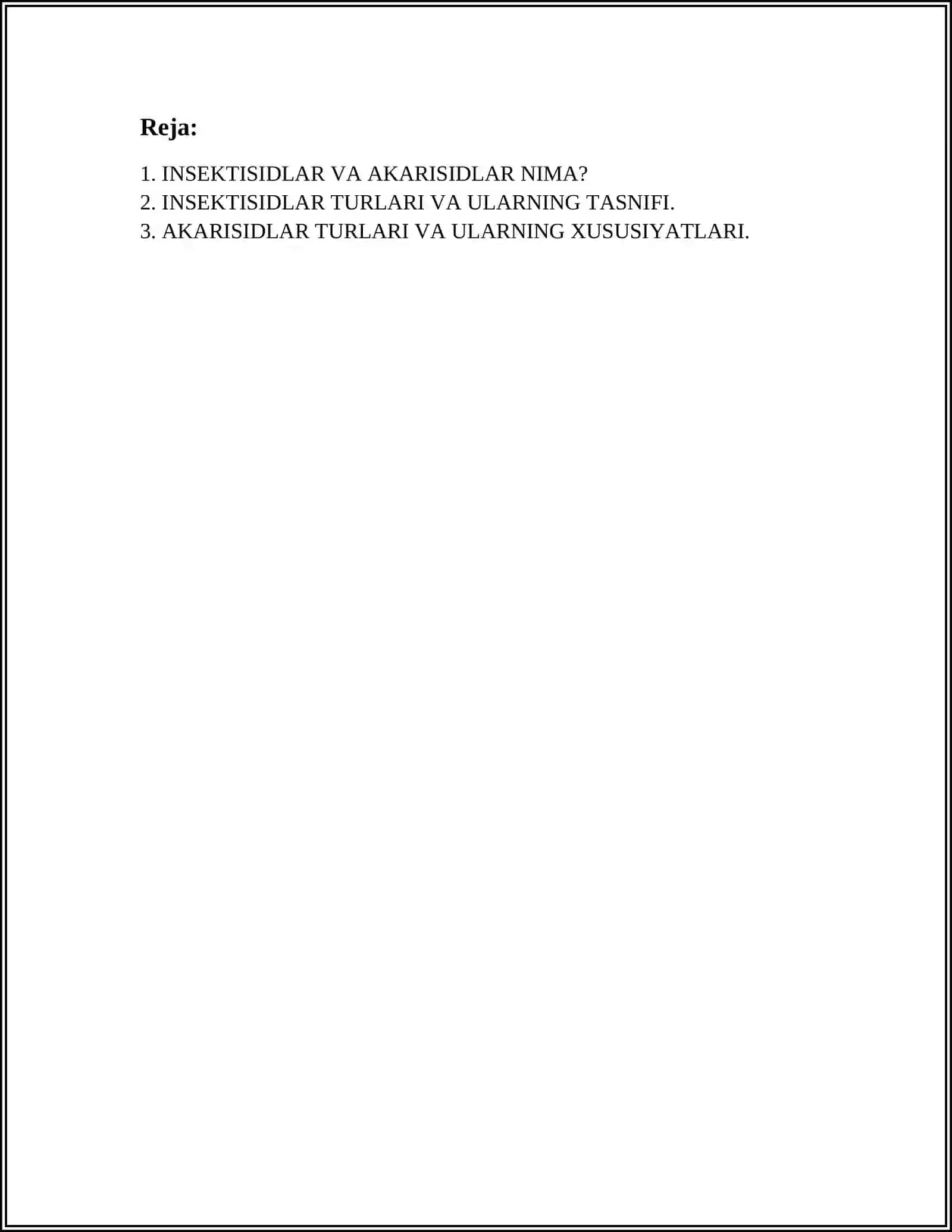INSEKTESID VA AKARASIDLARNI QOʻLLASH TARTIBI BILAN TANISHISH 2