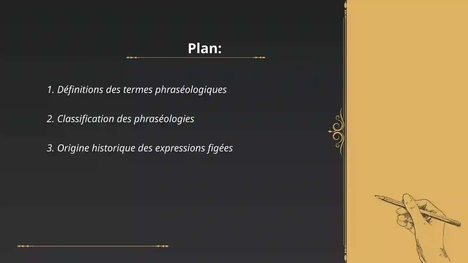 Analyse des termes phraséologique 2