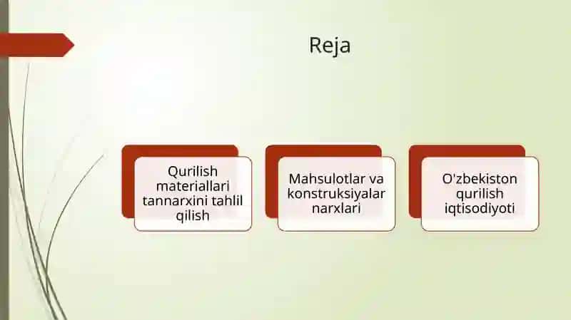 Qurilish materiallari, buyumlari va konstruksiyalari tannarxi 2