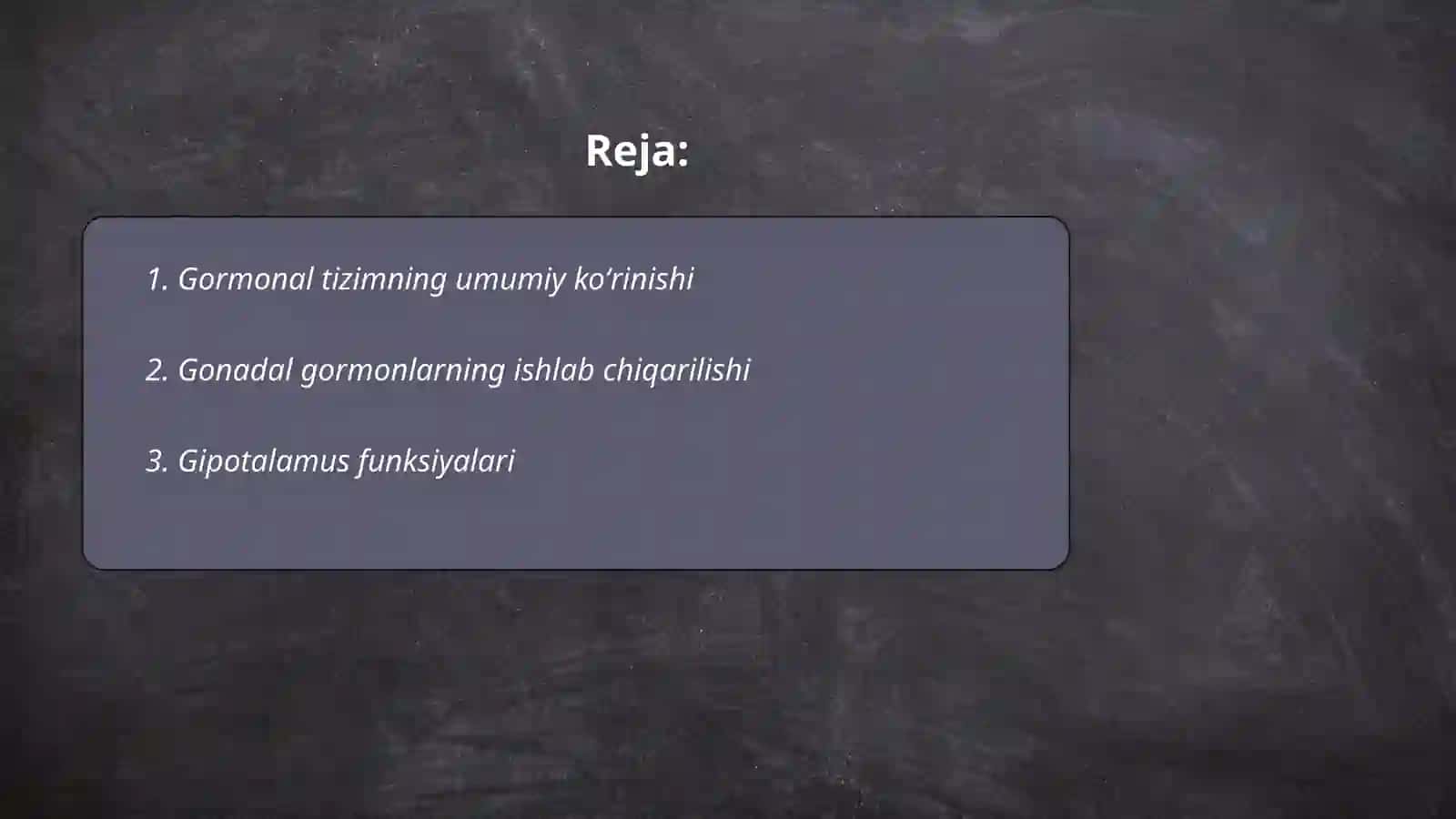 Jinsiy sekilning gormonal boshqariluvi mehanizmi 2