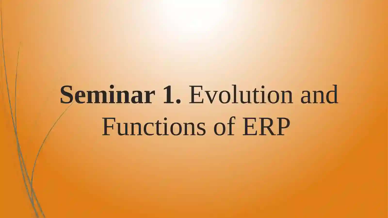 Enterprise Application Development (SAP) 2