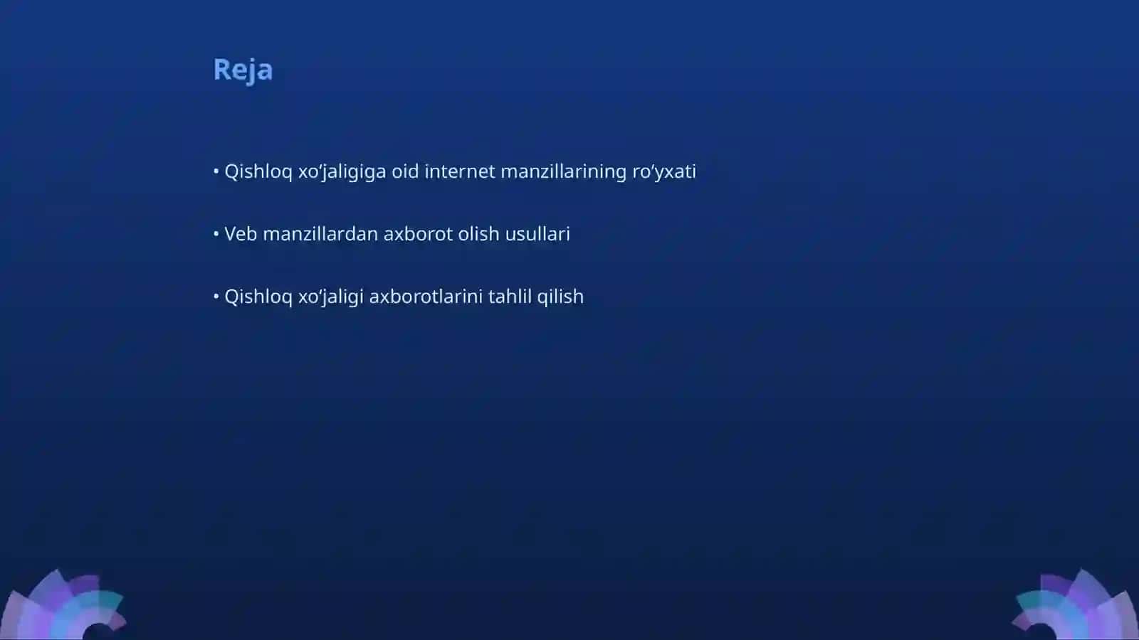 Internetda qishloq xo‘jaligiga oid veb manzillar va ulardan axborotlarni ko‘chirish 2