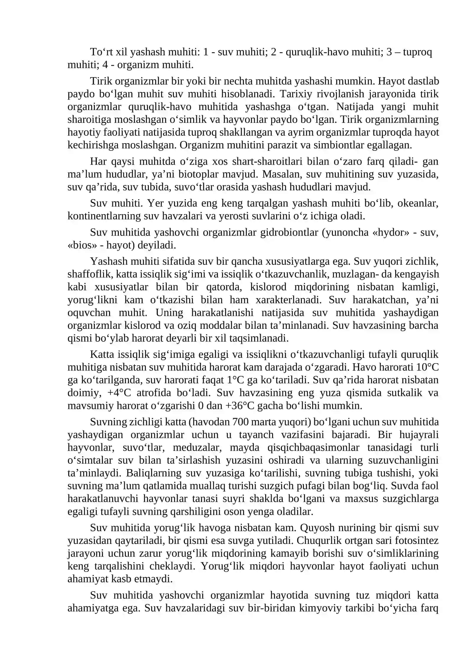 MUHIT VA MOSLANISHLAR. MOSLANISHLARNING DARAJALARI 2
