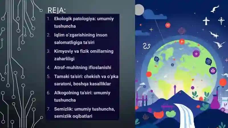 atrof muhit va ovqatlanish bilan bog’liq kasalliklar patologik fiziologiya 2