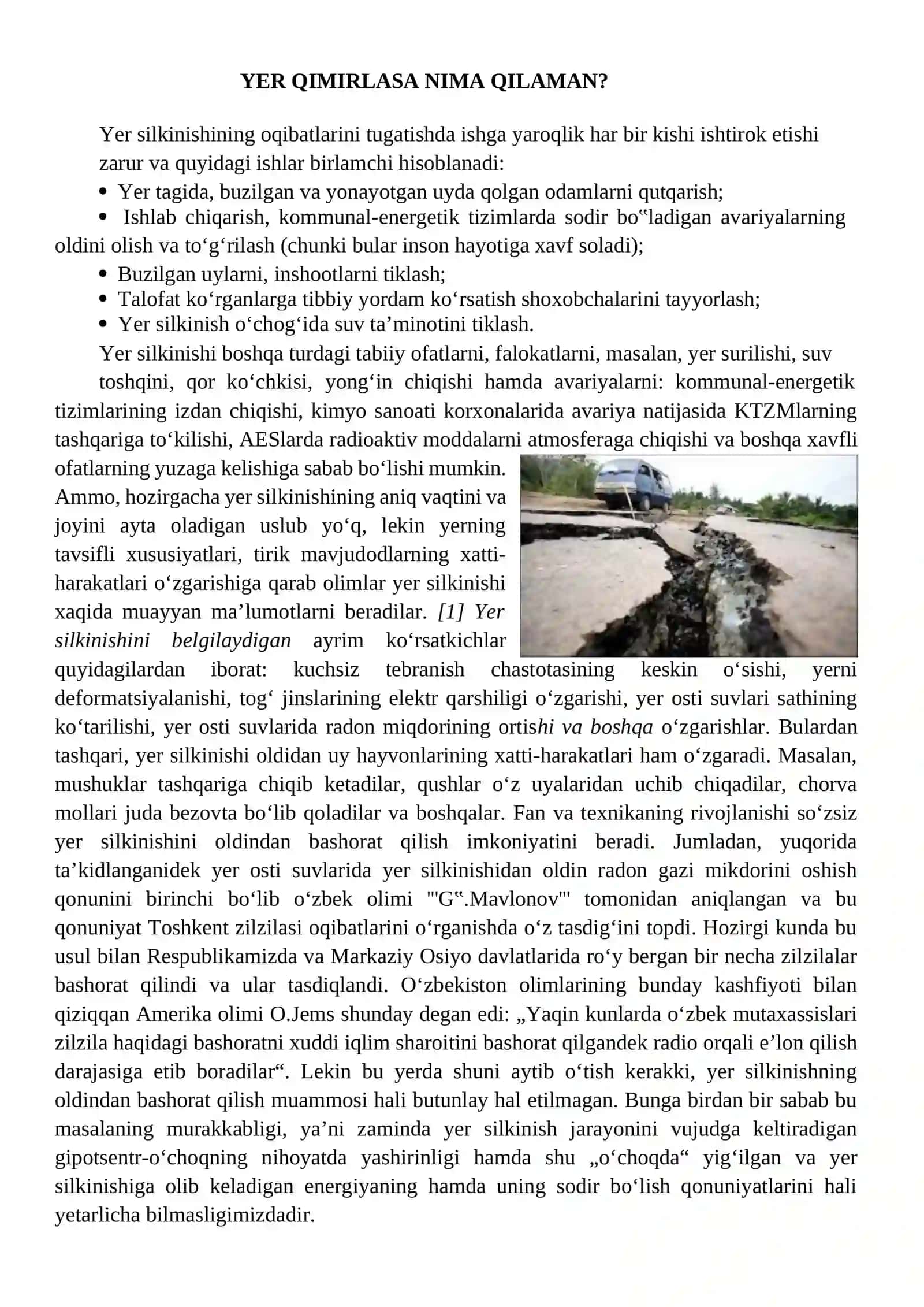 ONA TILI O‘QITISH METODIKASIDAN LOYIHA ISHI 2