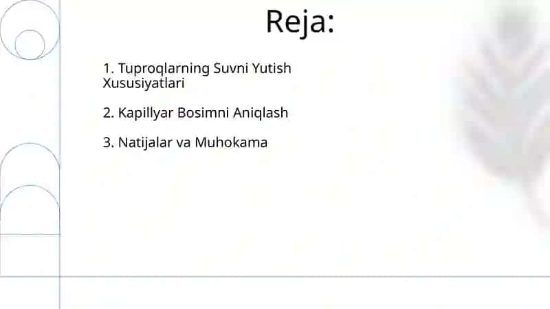 Tuproqlar bosim aniqlash 2