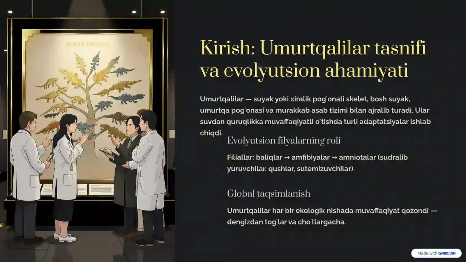 Murtak xaltasiz va murtak xaltali umurtqalilar: Taqqoslash 2