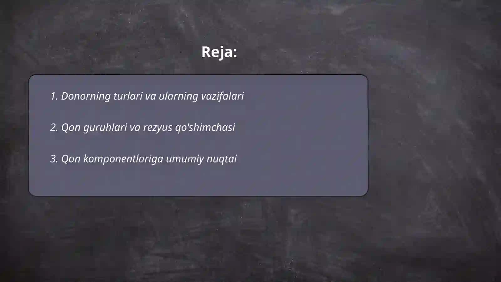 Donor qoni manbalari.Qon komponentlari va preparatlari 2