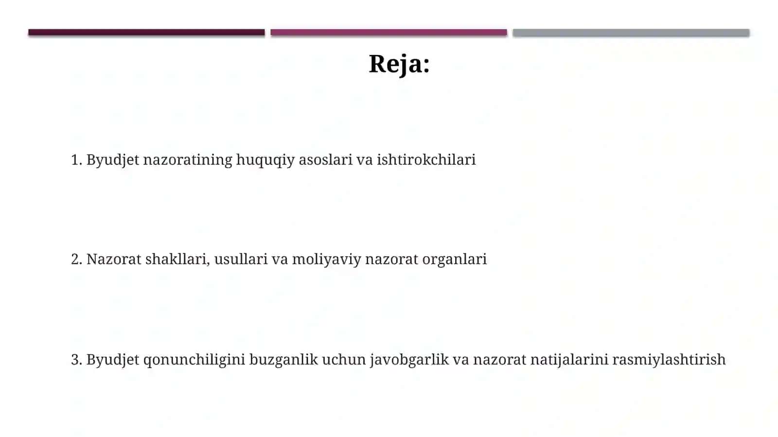 Byudjet nazorati 2