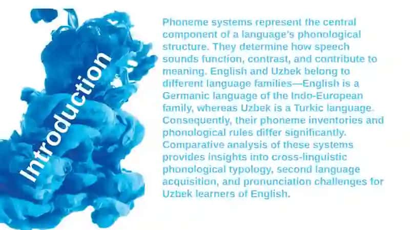 Comparative Analysis of the English and Uzbek Phoneme Systems 2