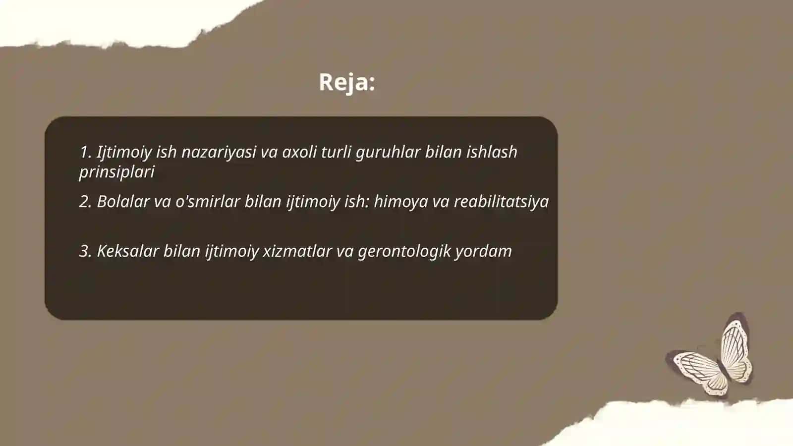 Axoli turli guruhlari bilan ijtimoiy ish 2