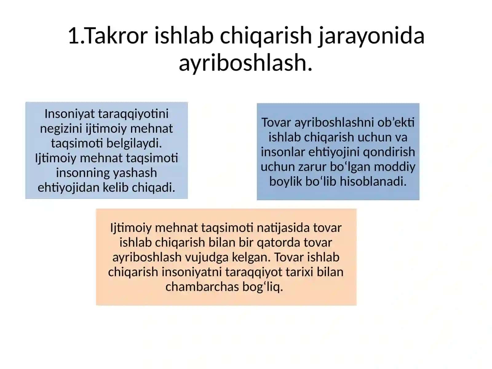 Bozor iqtisodiyoti shakllantirish sharoitida savdo 2