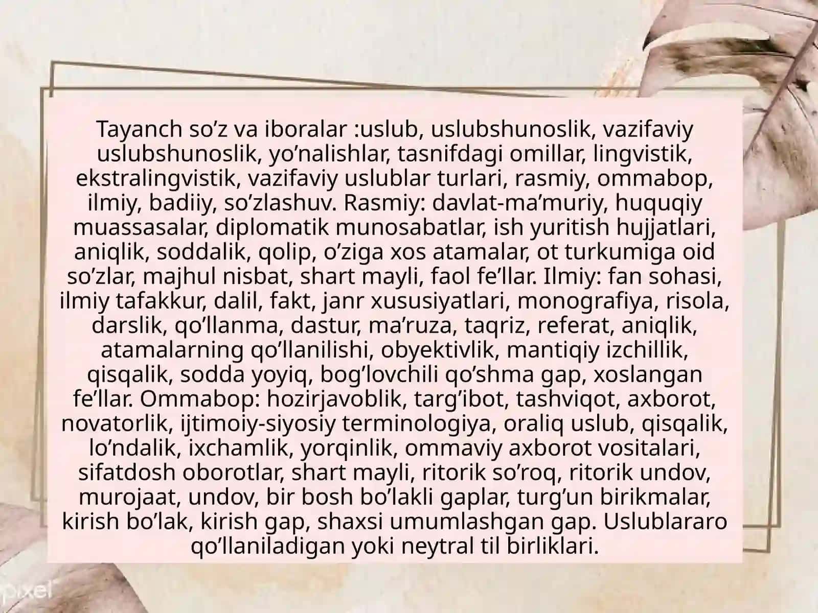 adabiy nutq va uslublari 2