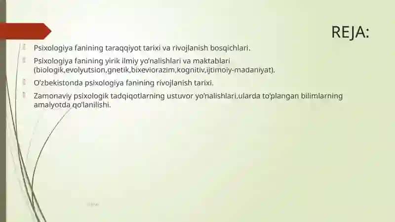 Psixologiyafanining Taraqqiyot Tarixi va Rivojlanish Bosqichlari 2