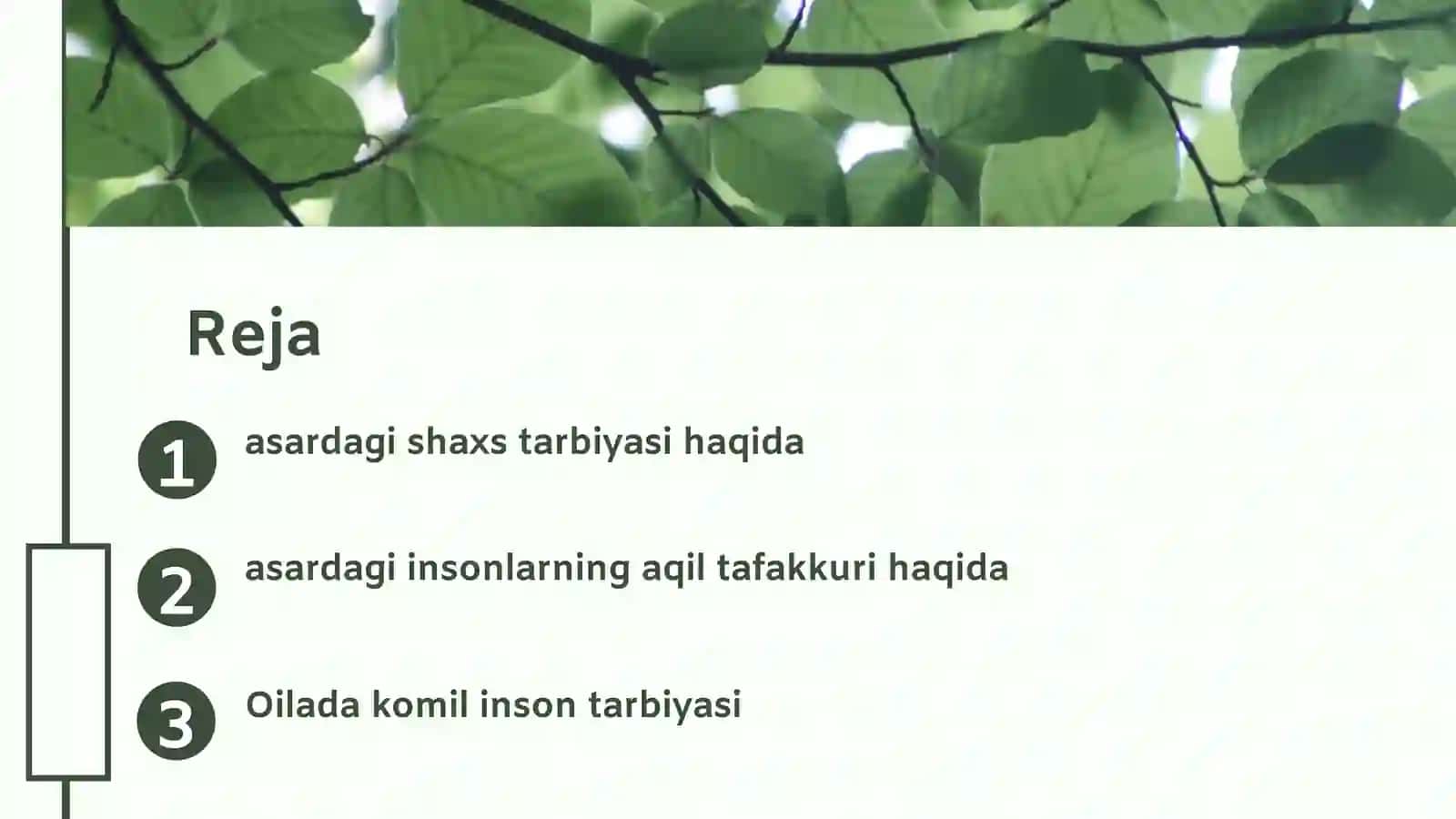 Shaxs tarbiyasi asoslari 2