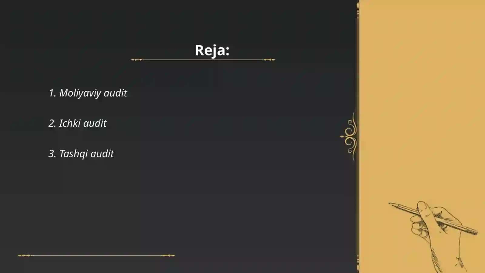 Moliyaviy audit 2
