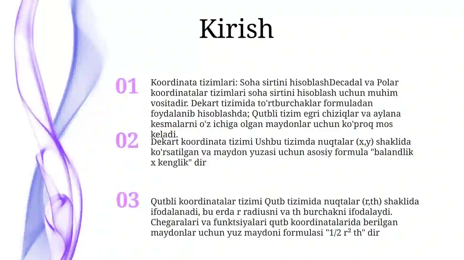 Dekart Va Qutb Koordinatalar Sistemasi Yordamida SohaYuziniHisoblash 2