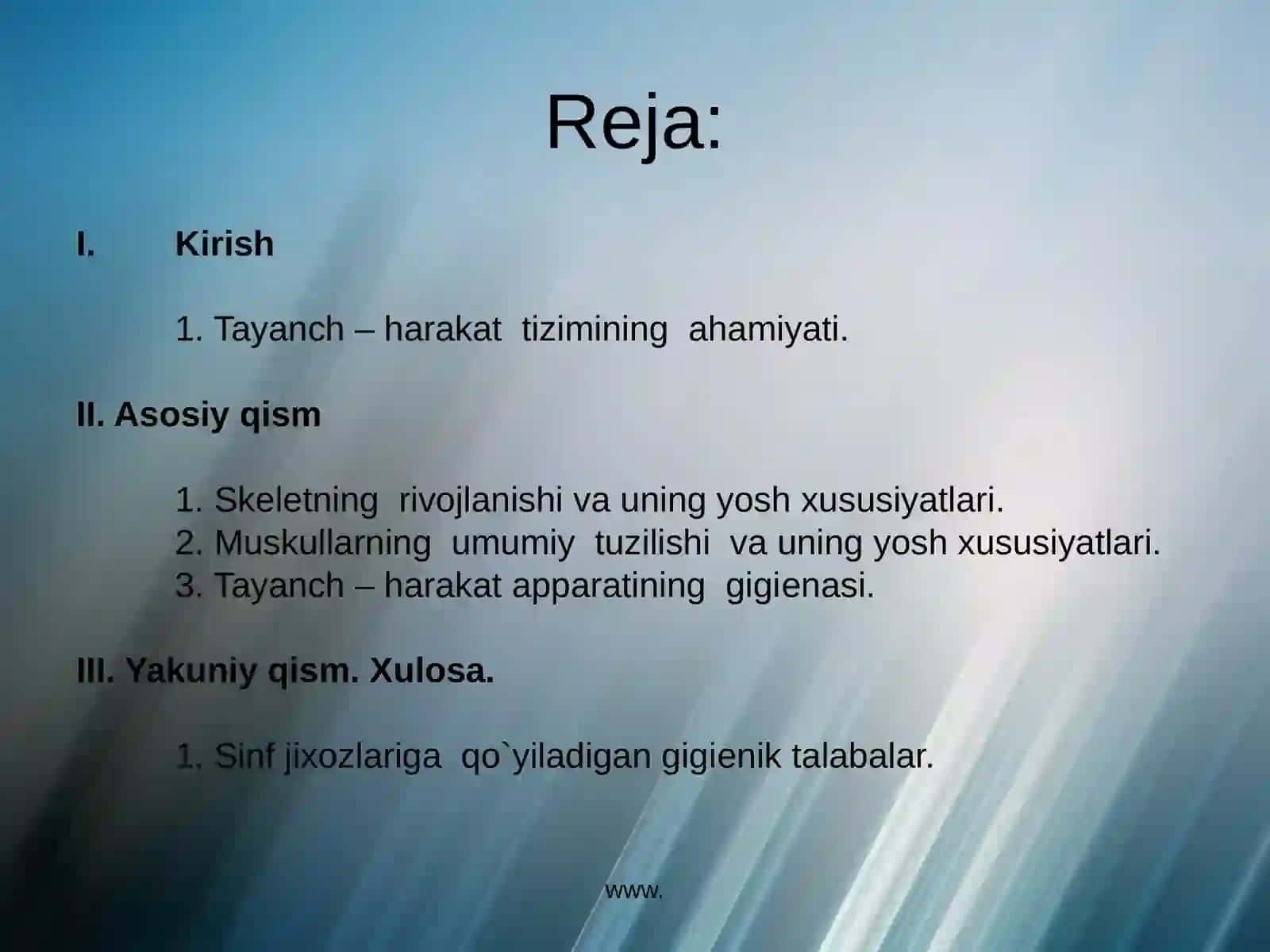 Tayanch – harakat apparati 2