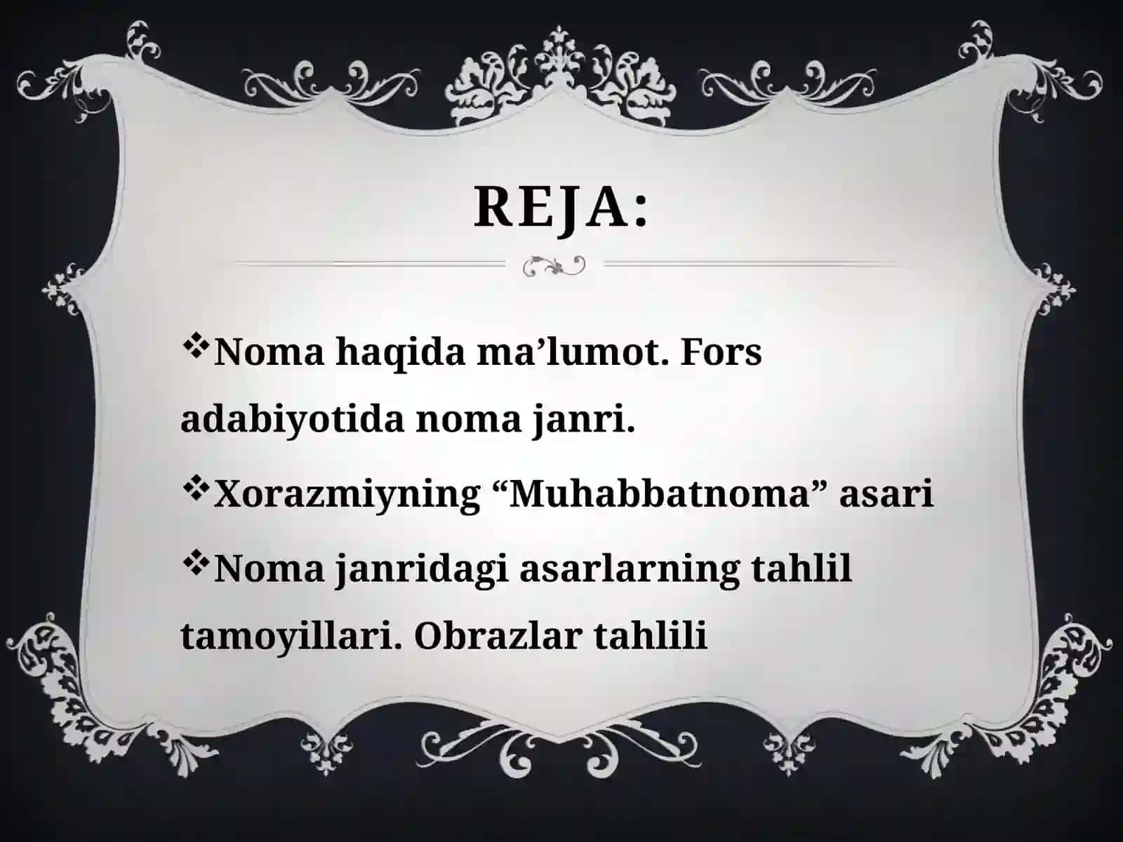 Mumtoz nomalar poetik tahlilining o‘ziga xos xususiyatlari 2