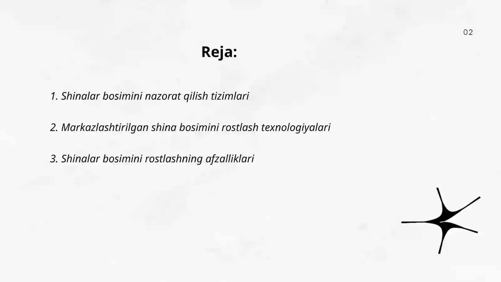 Shinalar bosimini nazorat qilish tizimlari 2
