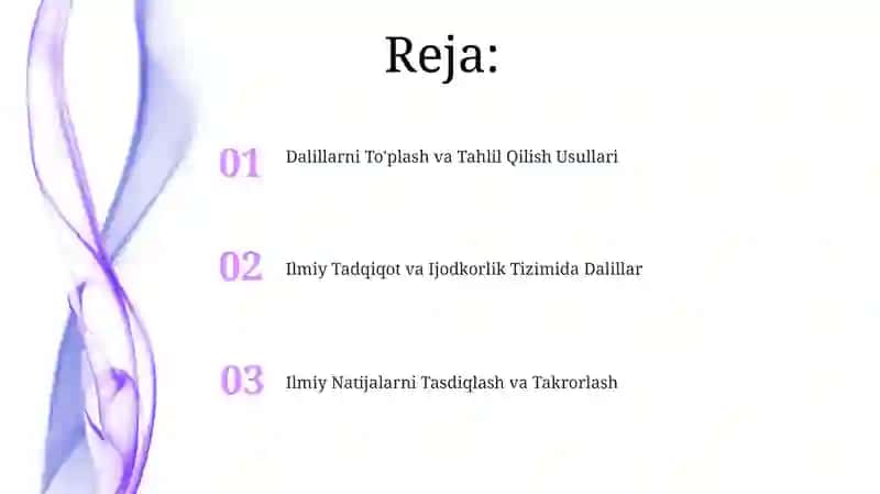 Ilmiy Tadqiqot va Ijodkorlik Tizimida Dalillar 2
