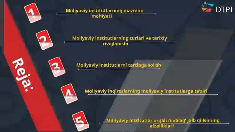 Moliyaviy institutlar 2