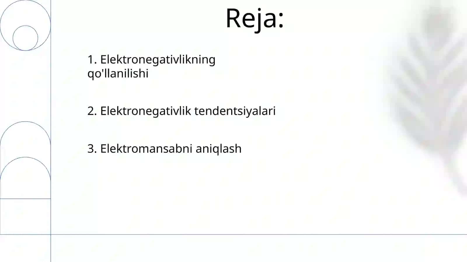 Nisbiy elektromanfiylik 2