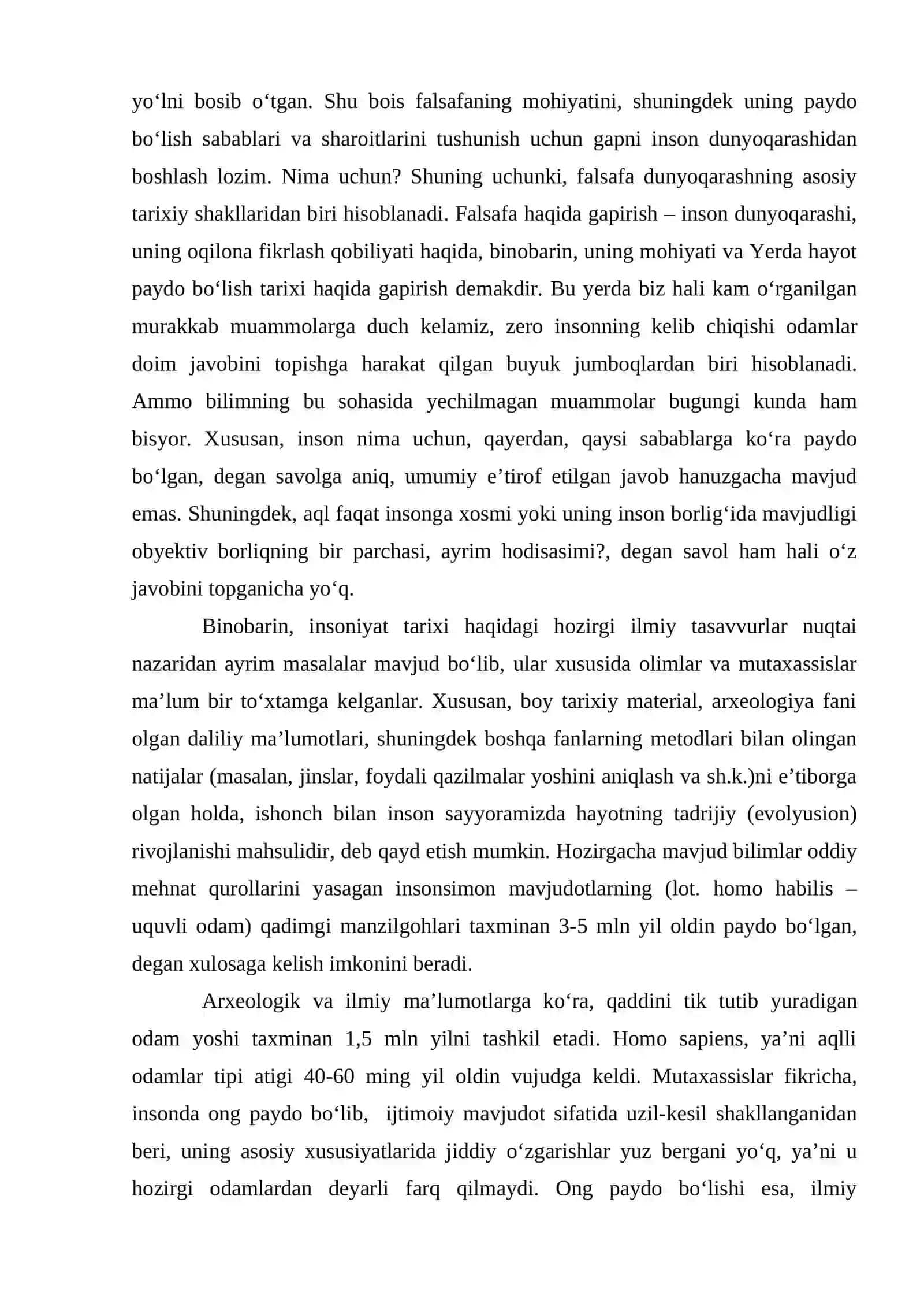 Falsafa tushunchasi 2