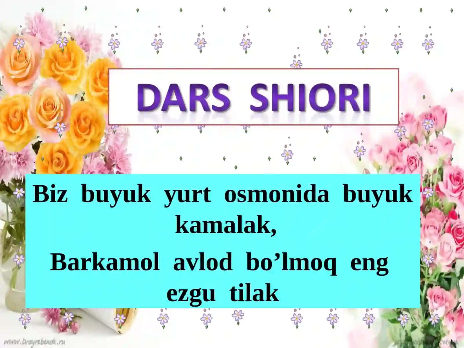 Ikkinchi darajali bo’laklar 2