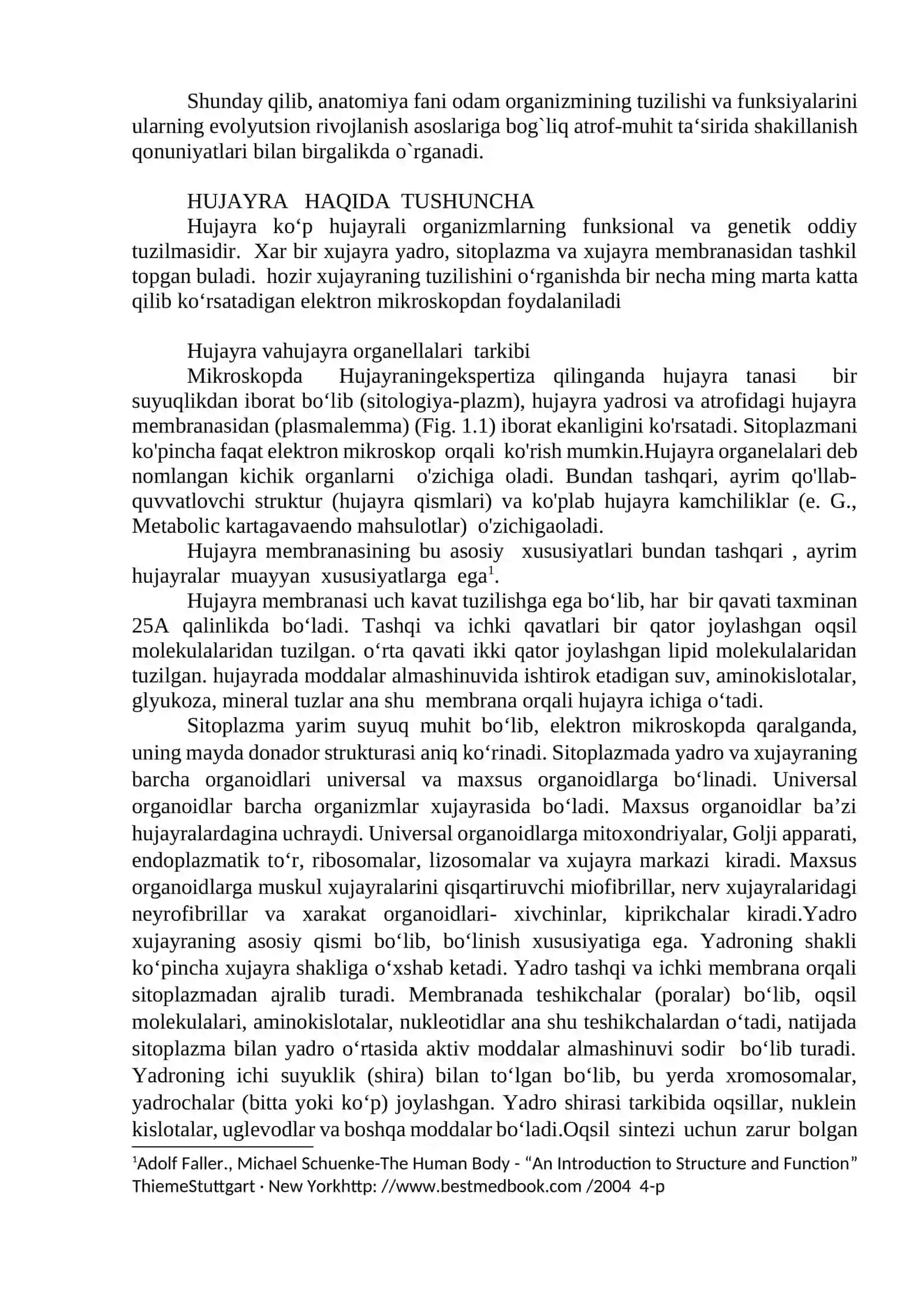 Odam anatomiyasi va fiziologiyasi fanining predmeti, maqsadi va vazifalari, оdam anatomiyasi va fiziologiyasi fanining rivojlanish tarixi 2