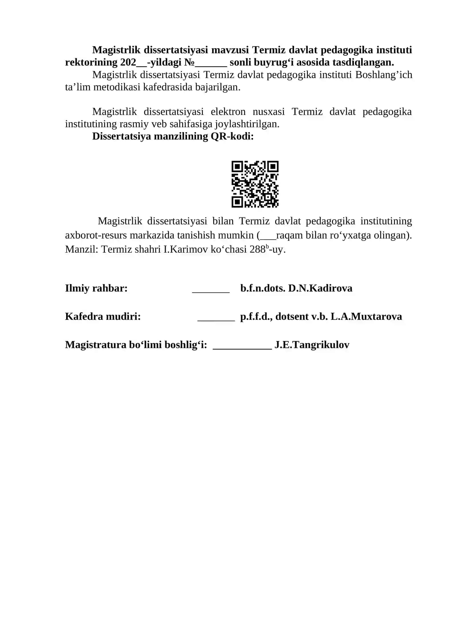 Boshlang’ich SINFLARDA TABIIY FANLARNI O’QITISHDA O’QUVCHILARDA SHAKLLANGAN KOMPETENSIYALARNI RIVOJLANTIRISHNING ILMIY METODIK ASOSLARI 2