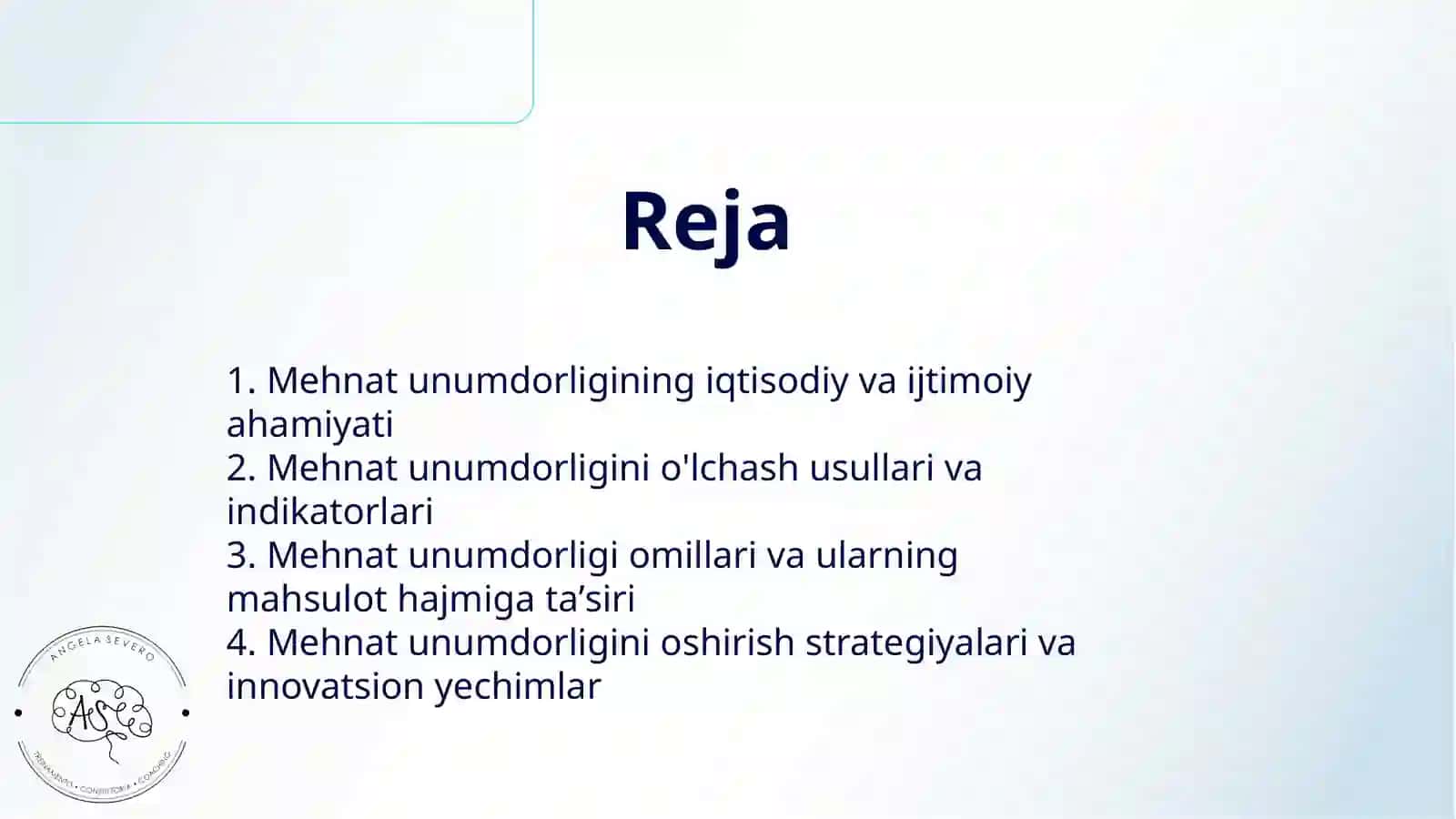 MEHNAT UNUMDORLIGI VA ULARNING MAHSULOT HAJMIGA TASIRI VA TAHLILI 2