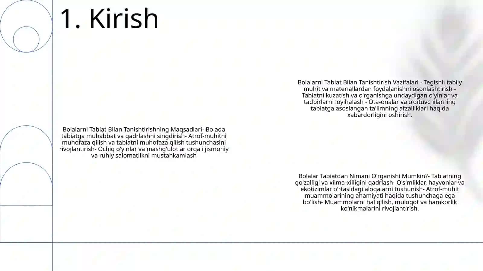 Bolalarni Tabiat Bilan Tanishtirishning Maqsad Va Vazifalari 2