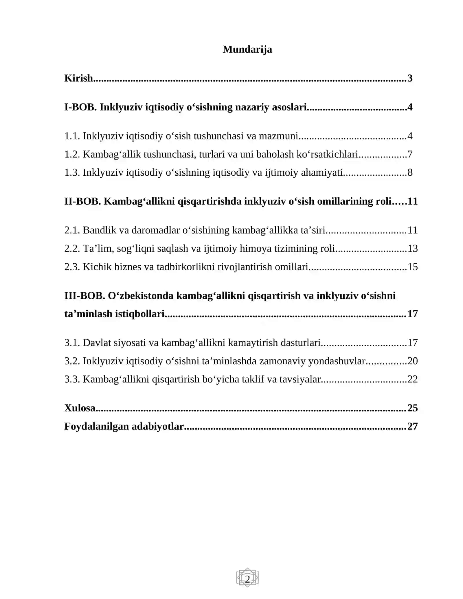 Tadbirkorlik va boshqaruv 2