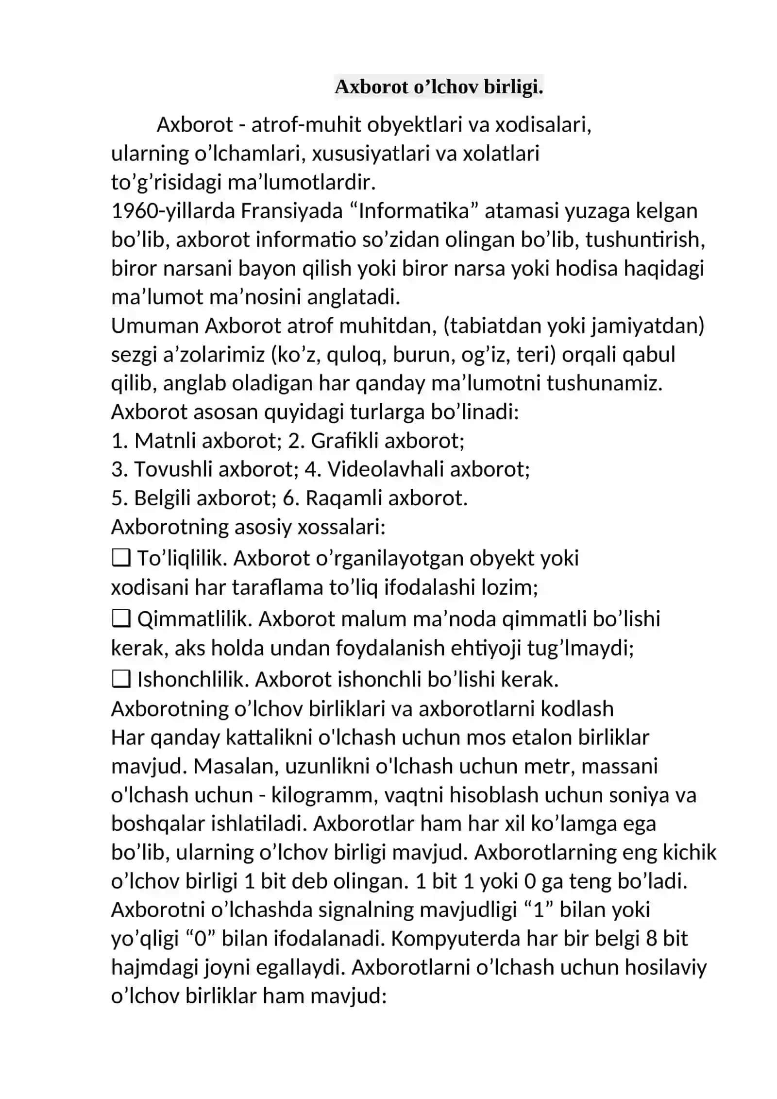 Axborot texnologiyalari va jarayonlarni matematik modellashtirish 2