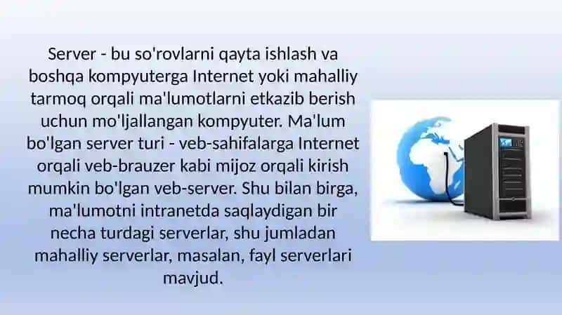 Server foydalanuvchilarining huquqlari 2