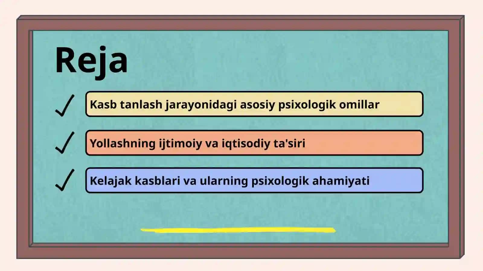 Kasb tanlashga yollashning umumiy masalalari va uning psixologik mohiyati 2
