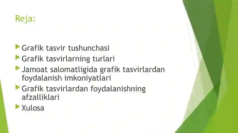 Grafik tasvirlar va ularidan foydalanish 2