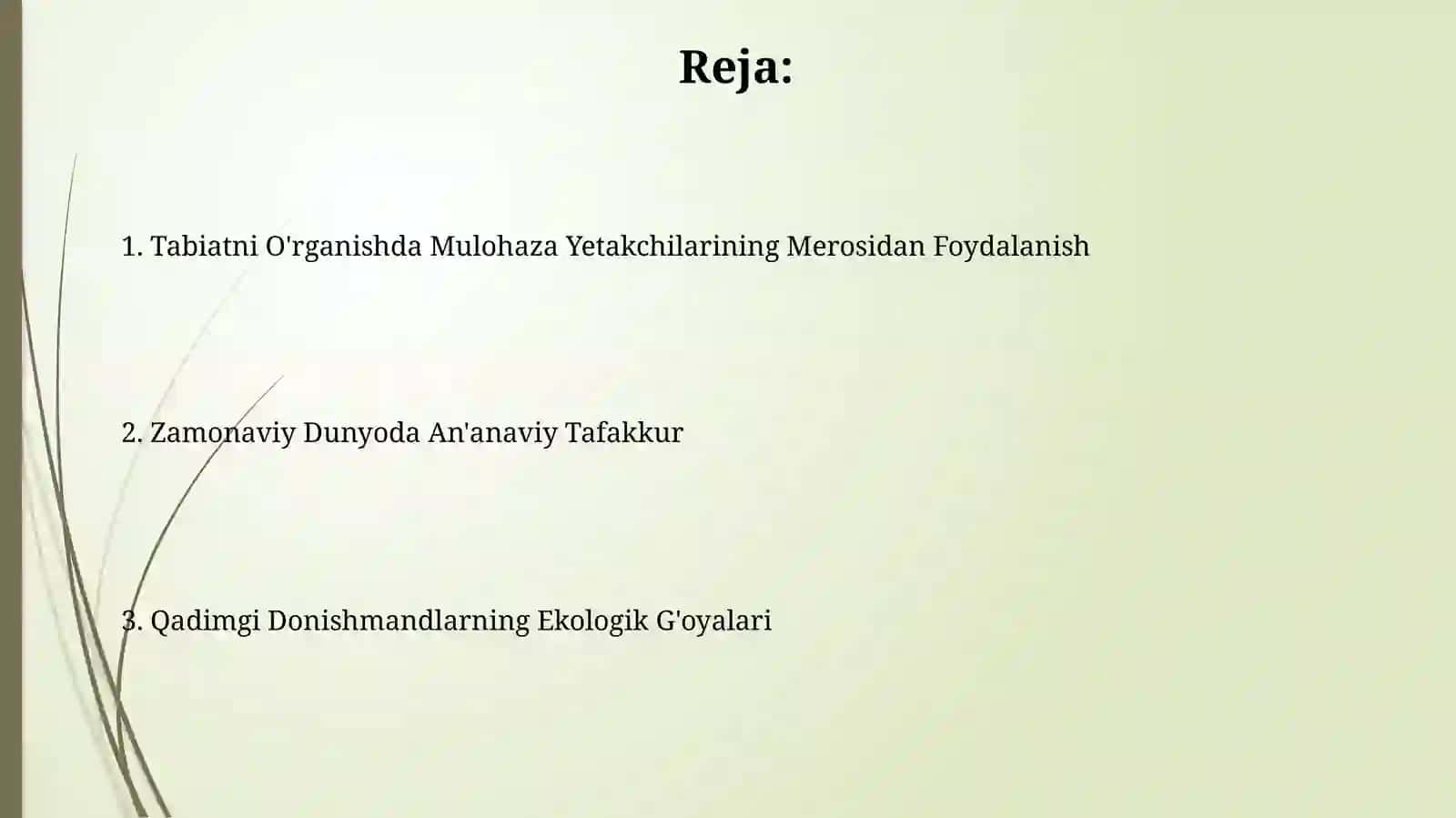 Tabiat bilan tanishtirishda mutaffakkir merosidan foydalanish 2