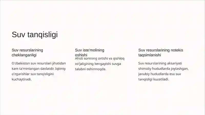 Ekologik muammolar va ularni bartaraf etish 2