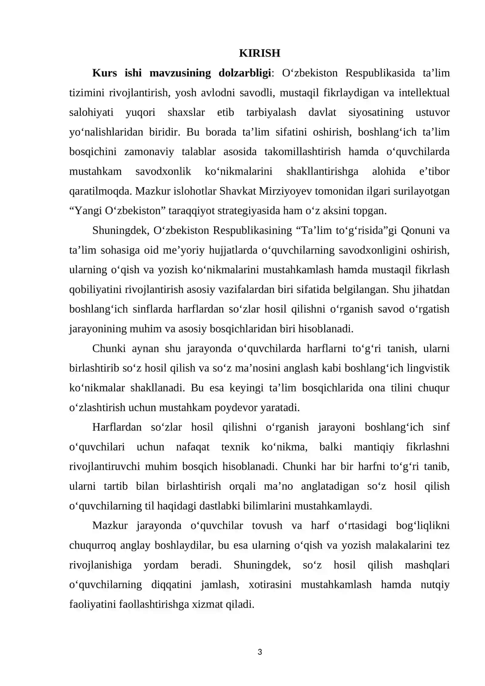 Boshlang‘ich sinflarda harflardan so‘zlar hosil qilishni o‘rgatish 2
